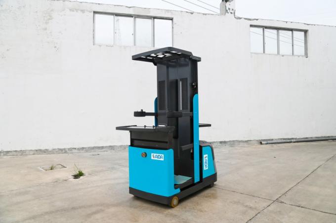 OEM গুদাম অর্ডার পিকার মেশিন চালিত স্ট্যাকার ট্রাক, মাল্টি লেভেল অর্ডার পিকার 23 ফুট লিফট উচ্চতা 0