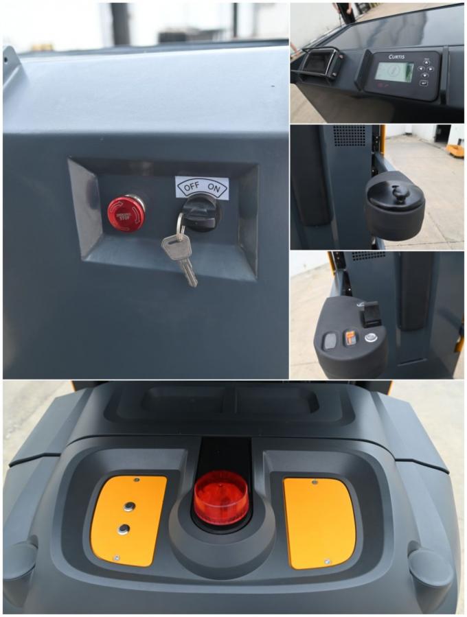 OEM গুদাম অর্ডার পিকার মেশিন চালিত স্ট্যাকার ট্রাক, মাল্টি লেভেল অর্ডার পিকার 23 ফুট লিফট উচ্চতা 3