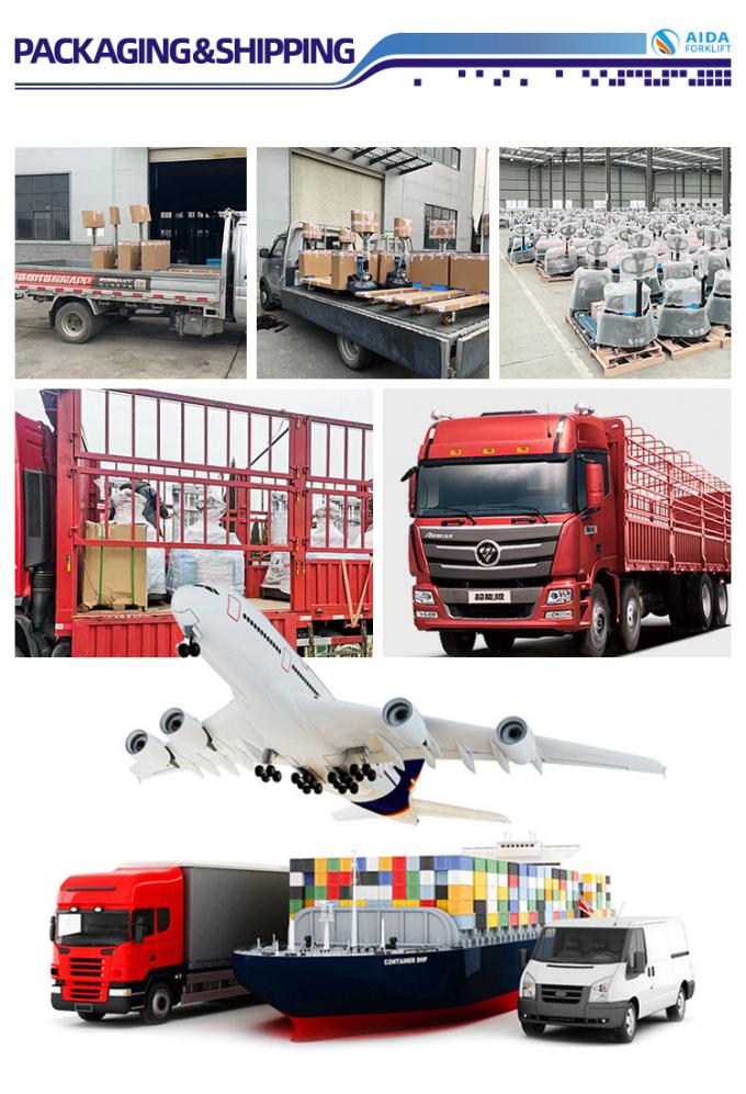 OEM গুদাম অর্ডার পিকার মেশিন চালিত স্ট্যাকার ট্রাক, মাল্টি লেভেল অর্ডার পিকার 23 ফুট লিফট উচ্চতা 8